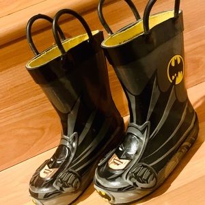 Batman Rainboots! Oh yeah! Size: Toddler: 6